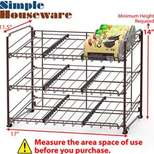 Simple Houseware Stackable Can Rack Organizer, Bronze - Image 6